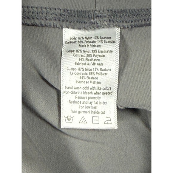 Alo Yoga High Waist Moto Leggings Charcoal Grey Size S - Picture 6 of 10